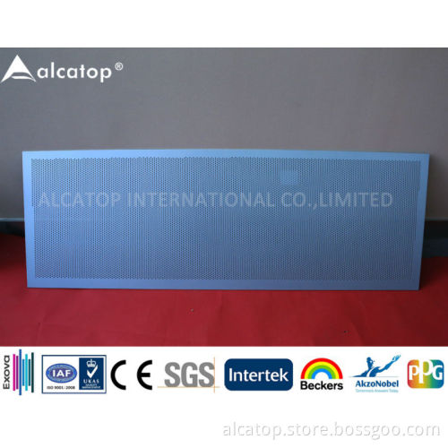 2014 popular PVDF aluminum perforated panel